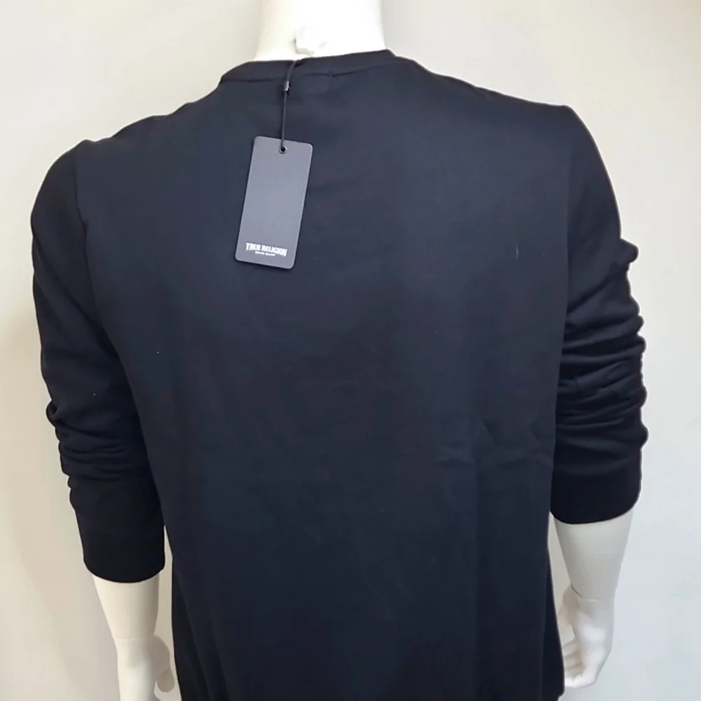 TRUE RELIGION BLACK SWEATSHIRT UNISEX